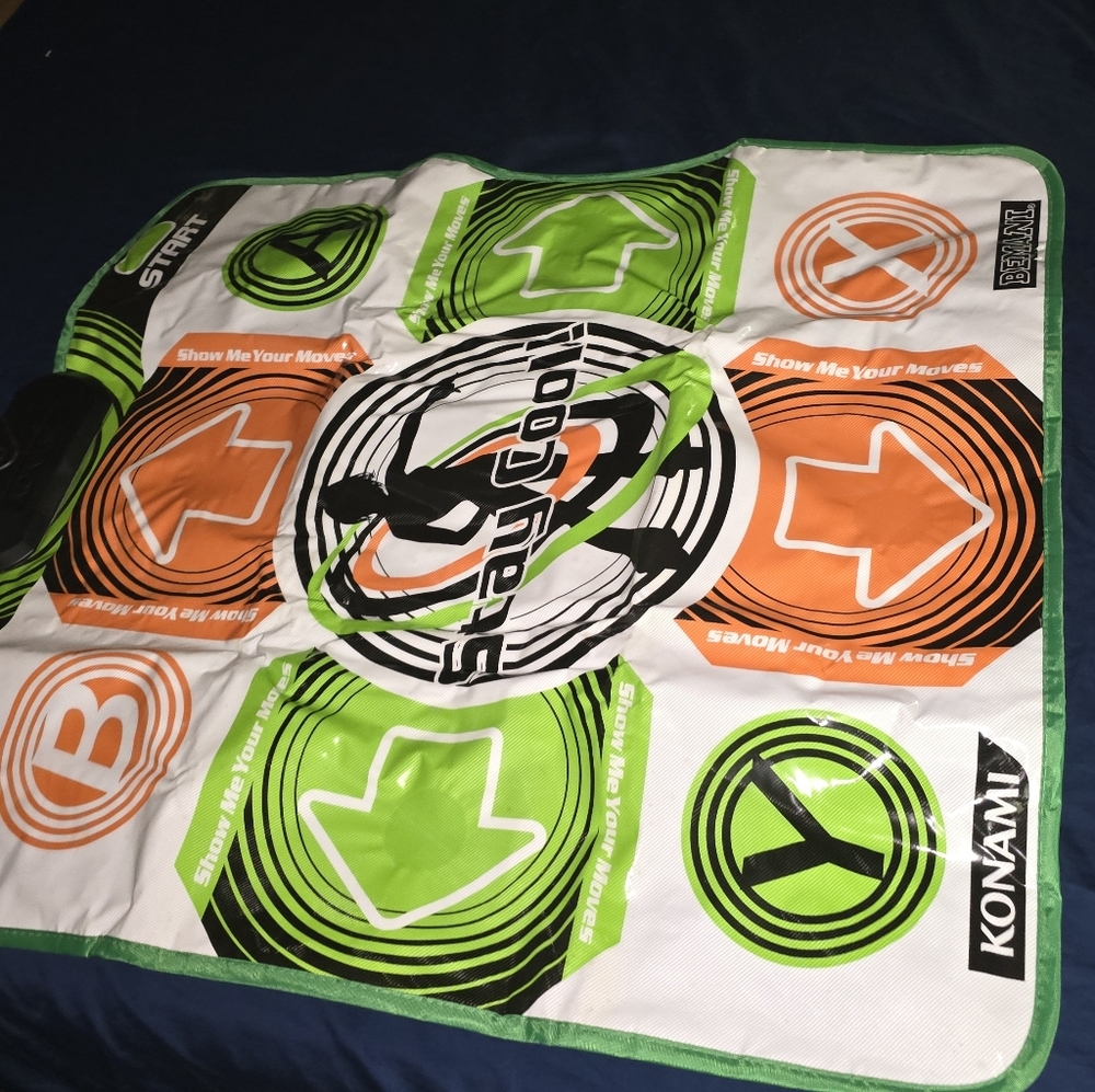 Konami Dance Pad Controller - Green and Orange